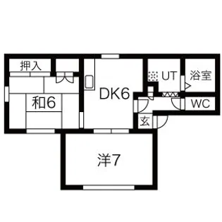 フレグランスII【1階】の間取り