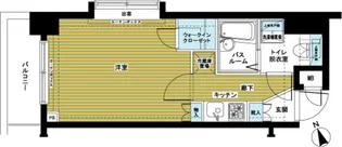 トーシンフェニックス新橋【2階】の間取り