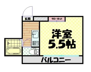 ウェルネス上本町【6階】の間取り