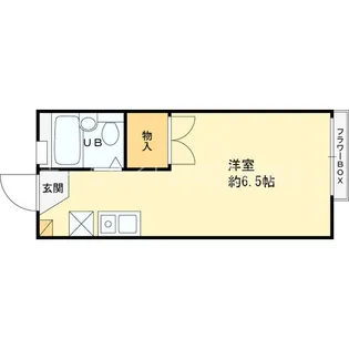 フローラ若草【1階】の間取り