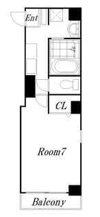 エムズフラット【4階】の間取り