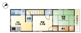 真山ハイツ【3階】の間取り