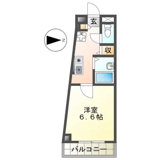 エクセレント京王八王子【2階】の間取り