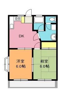 メゾンヤグチ【2階】の間取り