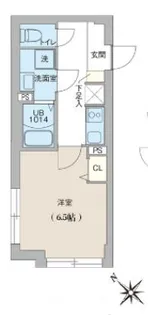 クリオ ラモード目黒洗足【3階】の間取り