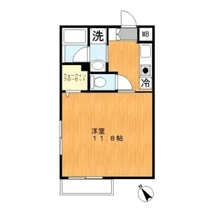 グランドゥール駒沢【1階】の間取り