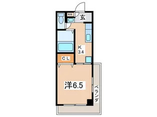 サンメゾン横山【2階】の間取り