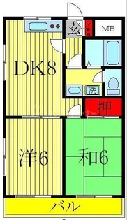 江藤マンション【4階】の間取り