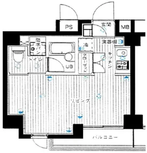 エルニシア蔵前【5階】の間取り