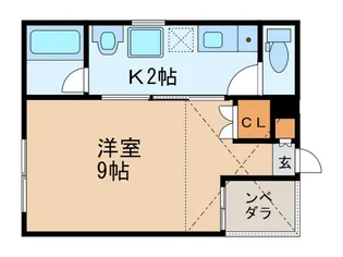 LA・GREAT【5階】の間取り