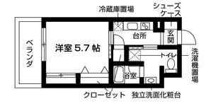 エスト日比野【8階】の間取り