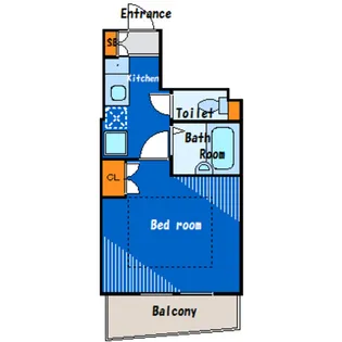 ヴェルステージ蒲田【4階】の間取り