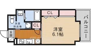 エスト日比野【5階】の間取り