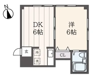 ソリッドリファイン阿佐ヶ谷II【2階】の間取り
