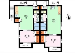 Little BB【2階】の間取り