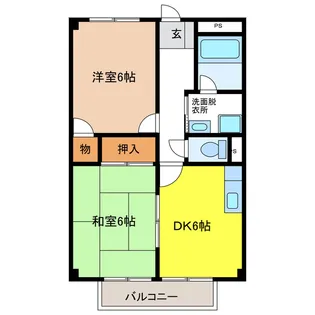 グリンピア【1階】の間取り