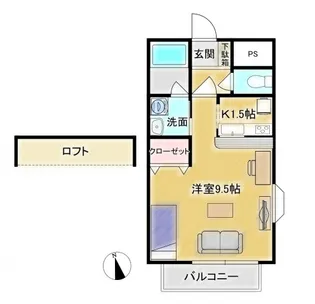 スプリングヒルあじさい【1階】の間取り