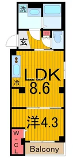 パル・コヤマ【2階】の間取り
