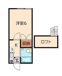 ひまわりガーデン習志野【1階】の間取り