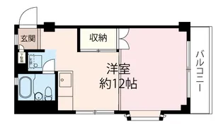 メゾン第2SFビル・ウダガワ【3階】の間取り