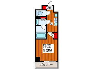 HF川口駅前レジデンス【8階】の間取り