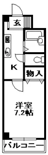 コラール1番館【3階】の間取り