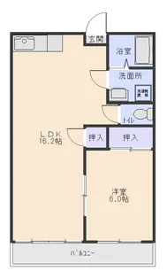 シーズンコート住吉【3階】の間取り