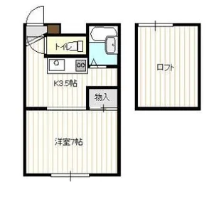 ドミールI【1階】の間取り