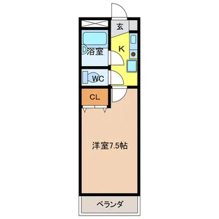大野ハイツ【1階】の間取り