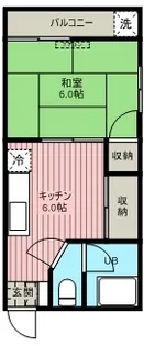 金森荘【2階】の間取り