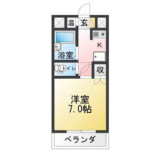 ヒバリヒルズ【2階】の間取り