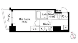 TS代々木公園【4階】の間取り