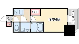 エスリードレジデンス梅田フロント【5階】の間取り