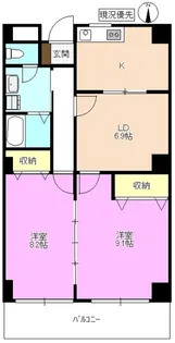 CS栗田ビル【3階】の間取り