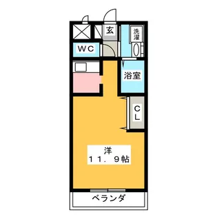 モンブーシュII【1階】の間取り