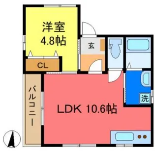 GLORY【1階】の間取り