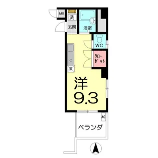 サンロイヤル大宮【2階】の間取り