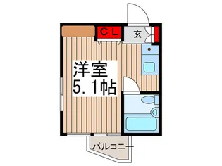 Ciel Bleu並木【5階】の間取り