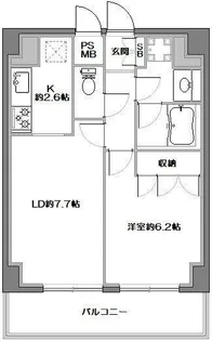 藤和シティコープ新中野III【5階】の間取り