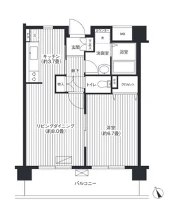 コーポレート西船橋【2階】の間取り