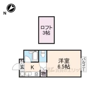 ヴィラ・スリースター尼崎【2階】の間取り