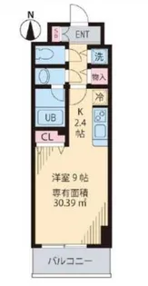 パルティール【4階】の間取り