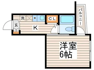 江古田グリーン・フォレスト【2階】の間取り