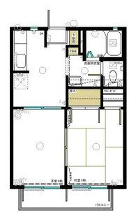 グリーンフォレスト【1階】の間取り