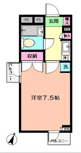 カーサフェルテ【2階】の間取り