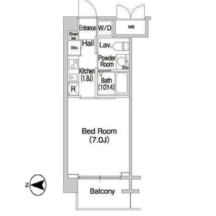 コンフォリア大森トロワ【5階】の間取り