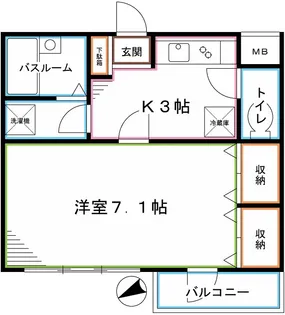 アプレシティ国分寺【4階】の間取り
