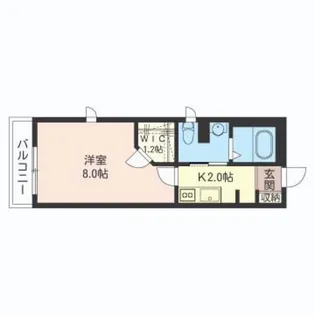 ホームタウン柏木【3階】の間取り