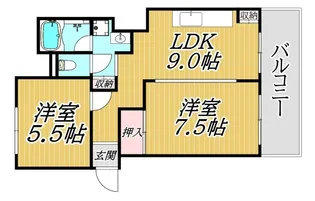 桜台ハイツ【4階】の間取り