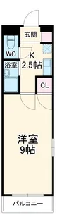 ENGLISH ROSE【3階】の間取り